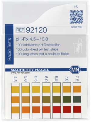 PH FIX® Cartina indicatrice ph 4,5-10,0 cf.100 strisce - Macherey Nagel 92120