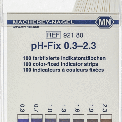 PH FIX® Cartina indicatrice ph 0,3- 2,3 cf.100 strisce - Macherey Nagel 92180