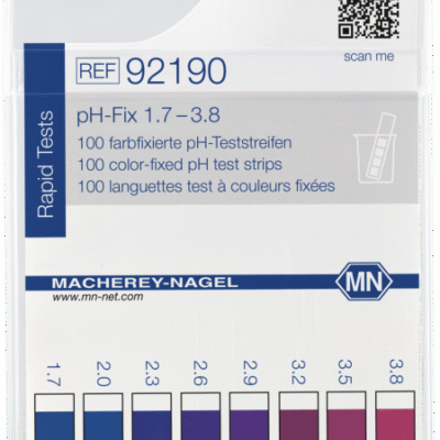 PH FIX® Cartina indicatrice ph 1,7- 3,8 cf.100 strisce - Macherey Nagel 92190