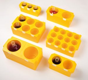 Supporto a 2 posti per palloni fondo tondo da ml 100-250 - 244302512