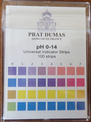 Cartina indicatrice universale ph 0,0-14,0 in strisce cf.100 pz.