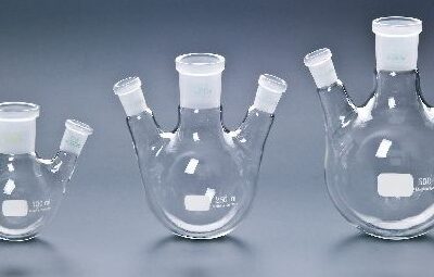 Pallone fondo tondo a 3 colli 1 NS 29/32+2 14/23 vetro borosilicato ml  100 - 1340282241