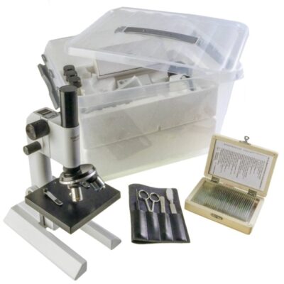 Set per microscopia microscopio per didattica con 25 vetrini preparati HPM TSW - 6503345000
