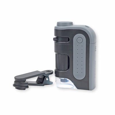 Microscopio tascabile con zoom ingrandimenti da 60x a 120x con adattatore - 6503MM350