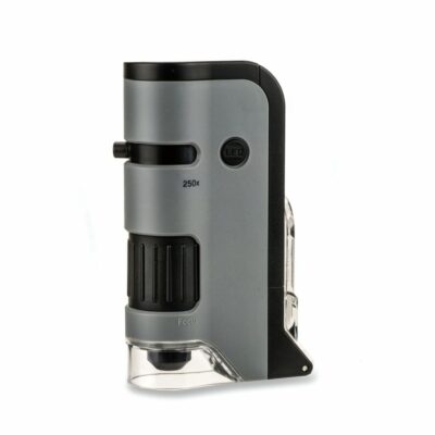 Microscopio tascabile con zoom ingrandimenti da 100x a 250x MicroFlip - 6503MP250