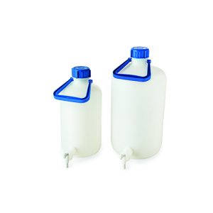 Bottiglione in HDPE collo a vite e maniglia con rubinetto lt 5 - 11041