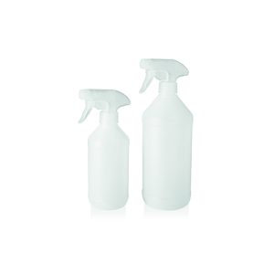 Bottiglia cilindrica in HDPE con vaporizzatore ml  500 cf.20 pz. - 11301