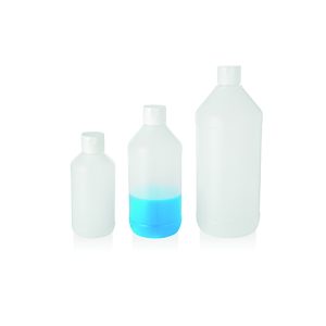 Bottiglia cilindrica in HDPE con tappo "FLIP TOP" ml 250 cf.150 pz.- 11501