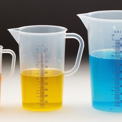 Caraffa in pp con manico graduazione rilievo blù ml  500 - 238512189