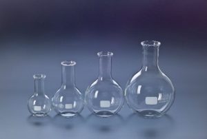 Pallone fondo piano collo stretto vetro borosilicato 3.3 ml  100 - 1121711241