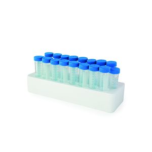 Provette per centrifuga in pp Ø 30x115 ml 50 sterile in rack da 50 - cf.500 pz. - 30050