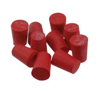 Tappi conici in gomma rossa