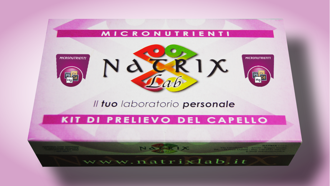 Kit di prelievo Mineral Evo Test Mineralogramma del capello - NatrixLab
